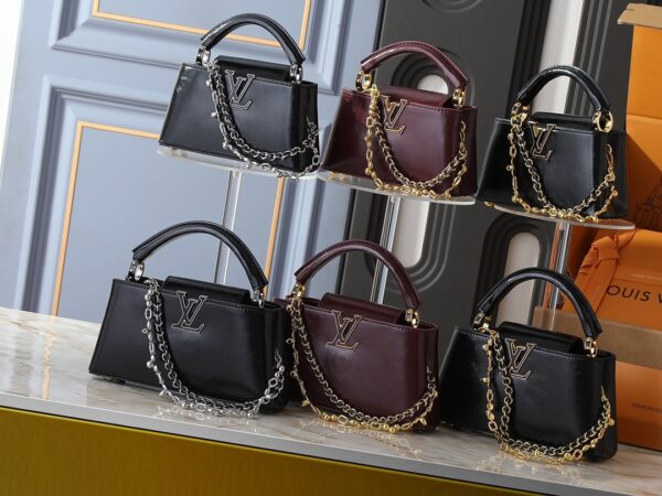 Louis Vuitton Capucines East-West BB Cowhide leather Black M25492 Handbags - Capucines East, Capucines East-West BB, Capucines East-West BB handbags, Capucines West, East-West BB Bag, FW25 Capucines East-West BB, L&V hand Bags, L&V tote hand bags, Louis Vuitton, Louis Vuitton 2025 bags, Louis Vuitton 2026 bags, Louis Vuitton bags, Louis Vuitton hand bags, Louis Vuitton handbags, Louis Vuitton tote handbags, LV 2025 bags, LV 2026 bags, lv bags, LV Capucines East-West BB, LV handbags, LV s25 bags, lv s26 bags, LV tote bags, LV tote handbags, M25492 Louis Vuitton, SS25 Capucines East-West BB