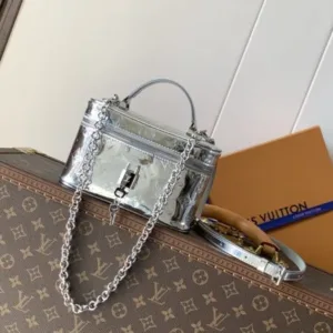 LV Vanity Chain Pouch Monogram Mirror Silver M26097 L&V tote hand bags - L&V hand Bags, L&V tote hand bags, Louis Vuitton, Louis Vuitton 2025 bags, Louis Vuitton 2026 bags, Louis Vuitton bags, Louis Vuitton hand bags, Louis Vuitton handbags, Louis Vuitton tote handbags, LV 2025 bags, LV 2026 bags, lv bags, LV handbags, LV s25 bags, lv s26 bags, LV tote bags, LV tote handbags