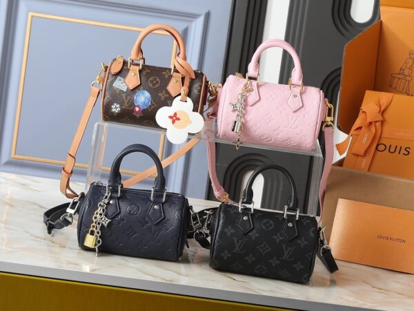 Louis Vuitton Nano Speedy revamped in Monogram canvas L&V bags - L&V hand Bags, L&V tote hand bags, Louis Vuitton, Louis Vuitton 2025 bags, Louis Vuitton 2026 bags, Louis Vuitton bags, Louis Vuitton hand bags, Louis Vuitton handbags, Louis Vuitton tote handbags, LV 2025 bags, lv bags, LV handbags, LV Nano Speedy handbags, LV Nano Speedy Monogram Canvas Handbags, LV s25 bags, lv s26 bags, LV tote bags, LV tote handbags, Nano Speedy, Nano Speedy Monogram Canvas