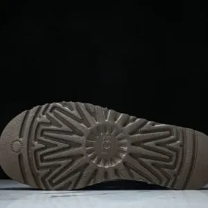 UGG W11574574 THE NEW AUTUMN WOMEN’S SNOW BOOTS ARE COMFORTABLE WARM AND CASUAL DARK GRAY/COFFEE