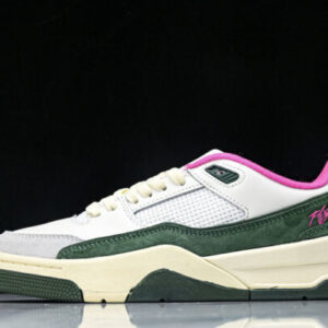 FZ9854-106 AIR JORDAN FLIGHT COURT SP AJ RETRO SPORTS SNEAKERS DARK GREEN/BARBIE PINK/WHITE