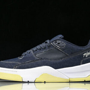 IB4489-451 AIR JORDAN FLIGHT COURT SP AJ RETRO SPORTS SNEAKERS NAVY BLUE/YELLOW/WHITE