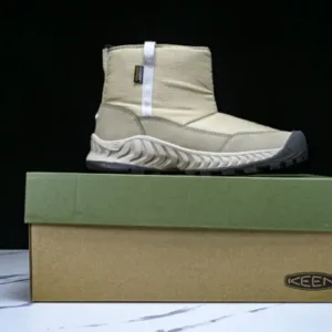 Keen 1028101 HOOD NXIS PULL ON WP OUTDOOR COMFORTABLE AND CASUAL SNOW BOOTS BROWN/GREY