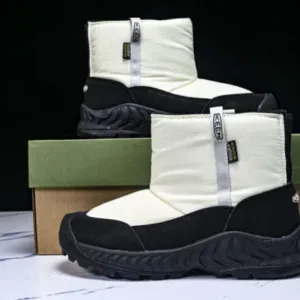 Keen 1028100 HOOD NXIS PULL ON WP OUTDOOR COMFORTABLE AND CASUAL SNOW BOOTS WHITE/BLACK