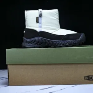 Keen 1028100 HOOD NXIS PULL ON WP OUTDOOR COMFORTABLE AND CASUAL SNOW BOOTS WHITE/BLACK
