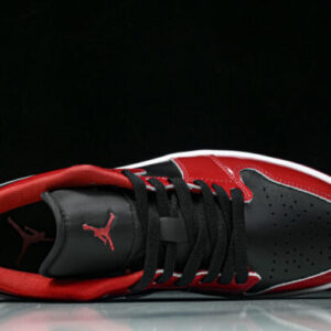 Nike HV4089-006 JORDAN 1 LOW SE PATENT CJ VARSITY RED BLACK BLACK/WHITE/VARSITY RED