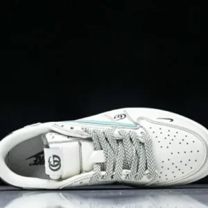 Nike JJ5285-010 Gucci AIR JORDAN 1 LOW OG SP AJ1 LOW TOP CULTURAL CASUAL SNEAKERS SKY BLUE/WHITE