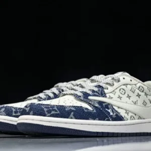 L&V Nike Co-branded SJ2068-003 AIR JORDAN 1 LOW OG SP AJ1 LOW TOP CULTURAL AND CASUAL SNEAKERS NAVY BLUE/WHITE Shoes - AIR JORDAN, jordan, jordan 2025 shoes, jordan 2025 sneakers, jordan 2026 shoes, jordan 2026 sneakers, Jordan Air, jordan air sneakers, jordan boys shoes, jordan boys sneakers, jordan casual, jordan casual sneakers, jordan men's shoes, jordan men's sneakers, jordan shoes, jordan sneakers, jordan sports shoes, jordan sports sneakers, jordan student's sneakers, jordan students shoes, L&V, L&V 2025 shoes, L&V 2025 sneakers, L&V 2026 shoes, L&V 2026 sneakers, L&V men's sneakers, Louis Vuitton, Louis Vuitton 2025 shoes, Louis Vuitton 2025 sneakers, Louis Vuitton 2026 shoes, Louis Vuitton 2026 sneakers, Louis Vuitton casual shoes, Louis Vuitton casual sneakers, Louis Vuitton shoes, Louis Vuitton sneakers, LV boys shoes, LV boys sneakers, LV man sneakers, LV men's Shoes, LV shoes, LV sneakers, LV students shoes, LV students sneakers, men's nike, nike, nike 2025 sneakers, nike 2026 sneakers, nike boys sneakers, nike kids, nike kids shoes, nike kids sneakers, nike men's, nike shoes, nike sneakers, nike sneakers shoes, nike sports shoes, nike sports sneakers, nike students shoes, nike students sneakers