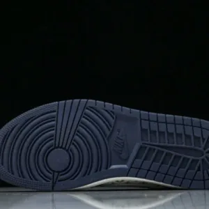L&V Nike Co-branded SJ2068-003 AIR JORDAN 1 LOW OG SP AJ1 LOW TOP CULTURAL AND CASUAL SNEAKERS NAVY BLUE/WHITE Shoes