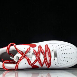 Nike UP9225 101 AIR FORCE 1’07 AF-1 supreme LOW TOP CASUAL SNEAKERS RED/WHITE Shoes