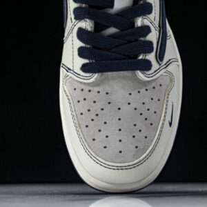 Nike XZ2268-002 AIR JORDAN 1 LOW OG AJ1 LOW TOP CULTURAL CASUAL SNEAKERS supreme NAVY BLUE/LIGHT GRAY/WHITE