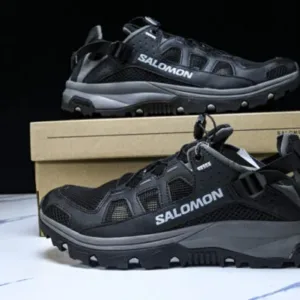 salomon 471151-28 TECHAMPHIBIAN 5 OUTDOOR MEN'S AND WOMEN'S WADING SHOES ARE BREATHABLE BLACK/GREY shoes - salomon, salomon 471151-28, salomon outdoor shoes, salomon outlet, salomon shoes, salomon TECHAMPHIBIAN, salomon WADING SHOES