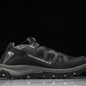 salomon 471151-28 TECHAMPHIBIAN 5 OUTDOOR MEN’S AND WOMEN’S WADING SHOES ARE BREATHABLE BLACK/GREY shoes