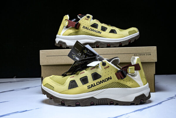 salomon 477502-26 TECHAMPHIBIAN 5 MEN'S AND WOMEN'S WADING SHOES ARE BREATHABLE EARTHY YELLOW/BLACK shoes - salomon, salomon 477502 26 shoes, salomon 477502-26, salomon outdoor shoes, salomon outlet, salomon shoes, salomon TECHAMPHIBIAN, salomon TECHAMPHIBIAN 5, salomon WADING SHOES