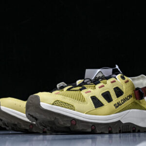 salomon 477502-26 TECHAMPHIBIAN 5 MEN’S AND WOMEN’S WADING SHOES ARE BREATHABLE EARTHY YELLOW/BLACK shoes