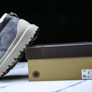 UGG MJ11743991 ULTRA MINI WEATHER HYBRID MID TOP WARM MEN’S OUTDOOR SNOW BOOTS DARK GRAY/BROWN