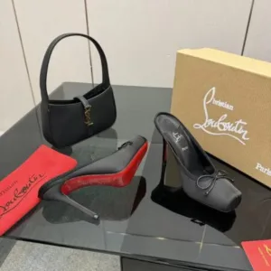 Christian Louboutin latest red soled shoes high-end straps high heels