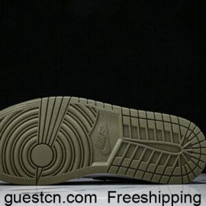 Air Jordan 1 Low Toe Medium Olive GS Nike 553560-092 sneakers