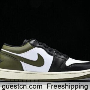 Air Jordan 1 Low Toe Medium Olive GS Nike 553560-092 sneakers