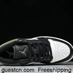 Air Jordan 1 Low Toe Medium Olive GS Nike 553560-092 sneakers