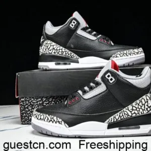 Air Jordan 3 RETRO BLACK CEMENT 854262-001 Sneakers