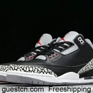 Air Jordan 3 RETRO BLACK CEMENT 854262-001 Sneakers