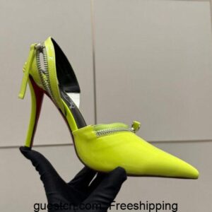 Christian Louboutin 025CL40-3108 Platinum Ting High Heels