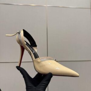Christian Louboutin 025CL40-3108 Platinum Ting High Heels