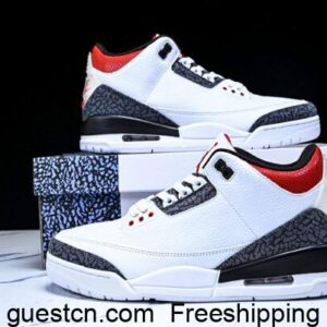 Air Jordan 3 Retro Denim SE ‘Fire Red’ men’s Sneakers