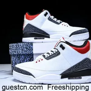 Air Jordan 3 Retro Denim SE 'Fire Red' men's Sneakers