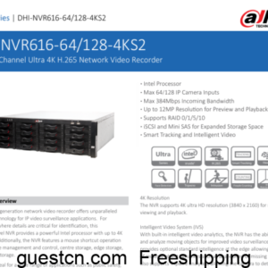 Dahua DHI-NVR616-64/128-4KS2 NVR5032/5064-4KS2 Network Video Recorder