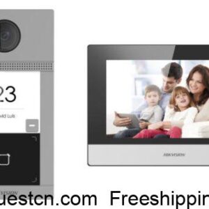 Hikvision DS-KIS604-S(C) IP door video intercom kit POE switch