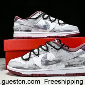 Nike DV0833-112 DUNK LOW ANNIVERSARY HIGH END CUSTOM LOW TOP CASUAL SNEAKERS