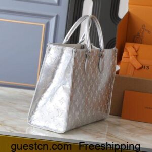 LV OnTheGo MM Bicolor Monogram Empreinte Leather Handbags