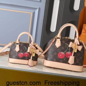 LV Alma BB Monogram Canvas M53152 cherry Handbags