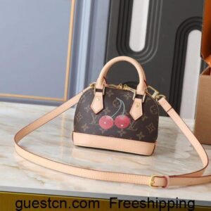 LV Alma BB Monogram Canvas M53152 cherry Handbags
