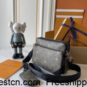 LV Trio Messenger Monogram Eclipse M69443 Men’s Bags