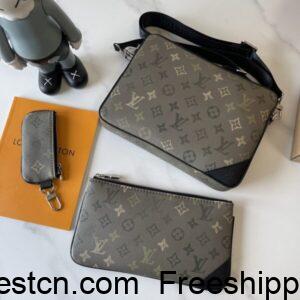 LV Trio Messenger Monogram Eclipse M69443 Men’s Bags
