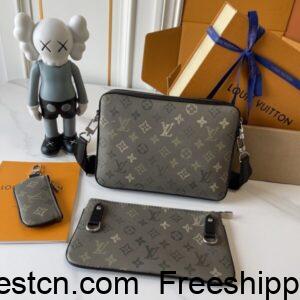 LV Trio Messenger Monogram Eclipse M69443 Men’s Bags