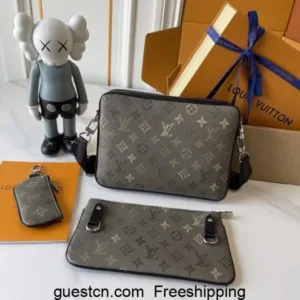LV Trio Messenger Monogram Eclipse M69443 Men’s Bags
