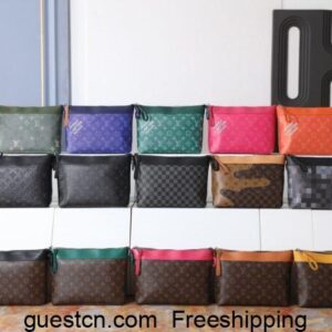 LV Pochette Voyage Souple Monogram Eclipse Men’s bags