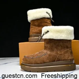 LV MS 1203 cortina high top lambskin archlight sneaker snow boots