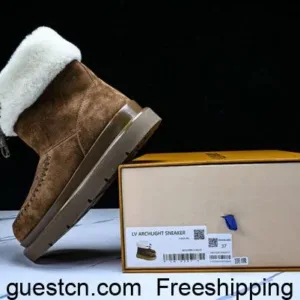 LV MS 1203 cortina high top lambskin archlight sneaker snow boots