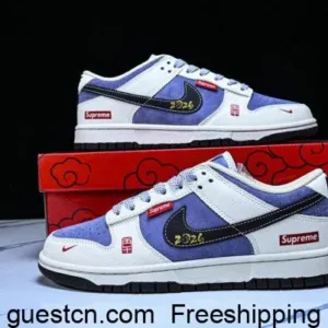 Nike DN3168-015 SB DUNK LOW SUPREME LOW-TOP CASUAL SNEAKERS