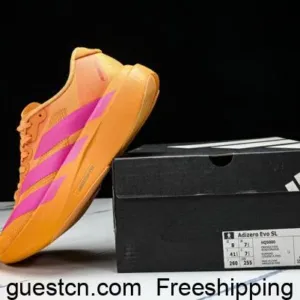 Adidas HQ5000 Adizero EVO SL Flash Orange Shock Shoes