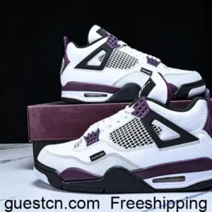 AIR JORDAN 4 FEAR RETRO PSG THUNDER AJ4 PARIS SAINT SET BASKETBALL SHOES