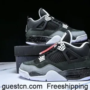AIR JORDAN 4 FEAR RETRO PSG THUNDER AJ4 PARIS SAINT SET BASKETBALL SHOES