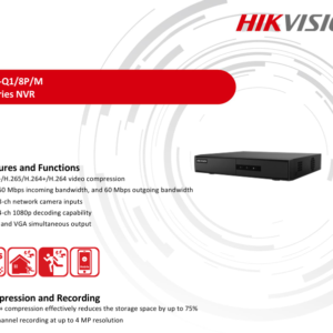 Hikvision DS-7108NI-Q1/8P/M 8-ch Mini 1U 8 PoE NVR