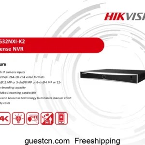 Hikvision DS-7632NXI-K2 32-ch 1U K Series AcuSense 4K NVR