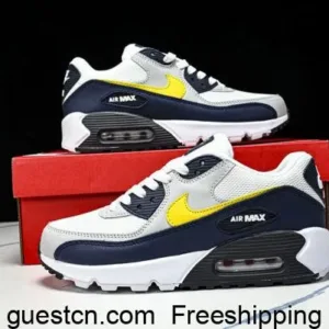 Nike AJ1285-101 AIR max 90 retro cushioned running shoes